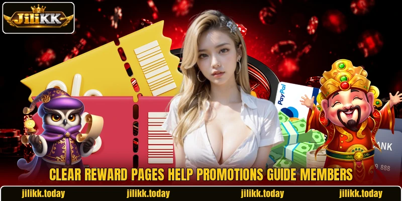 Clear reward pages help promotions guide members Clear reward pages help promotions guide members