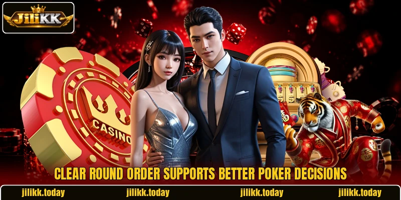 Clear round order supports better poker decisions Clear round order supports better poker decisions