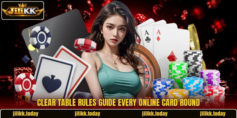 Clear table rules guide every online card round Clear table rules guide every online card round