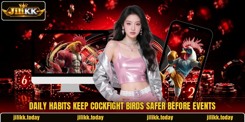 Daily habits keep cockfight birds safer before events Daily habits keep cockfight birds safer before events