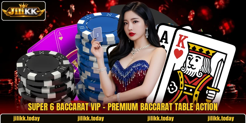 Super 6 Baccarat VIP - Premium Baccarat Table Action Super 6 Baccarat VIP - Premium Baccarat Table Action